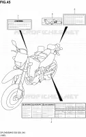 LABEL for Suzuki DR-Z 400 2007