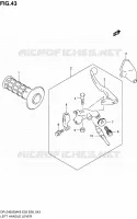 LEFT LEVER   HANDGRIP for Suzuki DR-Z 400 2007