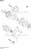 OIL PUMP for Suzuki DR-Z 400 2007