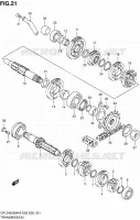 TRANSMISSION for Suzuki DR-Z 400 2007