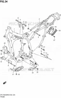 FRAME for Suzuki DR-Z 400 2008