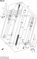 FRONT FORK for Suzuki DR-Z 400 2008