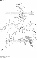 REAR FEDNER (MODEL K7/K8/K9) for Suzuki DR-Z 400 2008