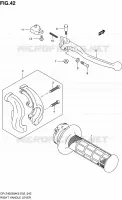 RIGHT LEVER for Suzuki DR-Z 400 2008