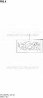 GASKET SET for Suzuki DR-Z 400 2012