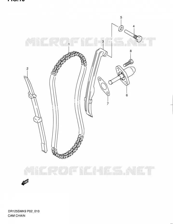 TIMING Suzuki MOTO 125 DR 2010  DR125SML0(E02)