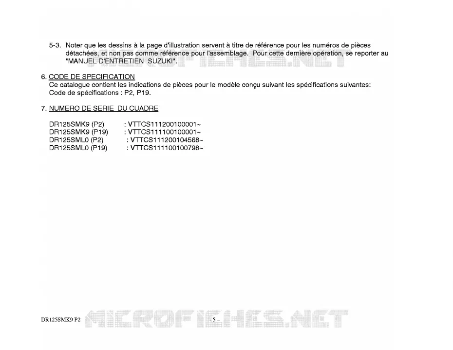 * CATALOG PREFACE * Suzuki MOTO 125 DR 2010  DR125SML0