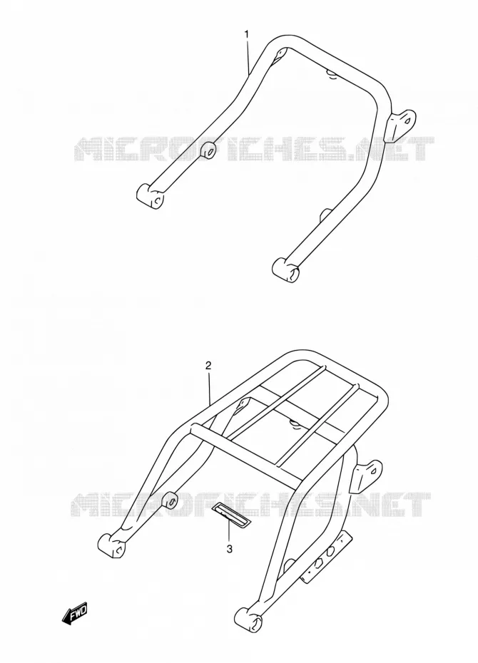 REAR GLIP Suzuki MOTO 350 DR 1996  DR350SET(E22)