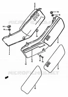 FAIRING  (MODELE F/G/H) for Suzuki DR 600 1986