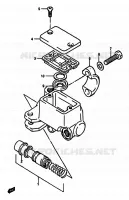 FR. MASTER CYLINDER for Suzuki DR 600 1986