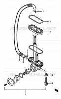 FUEL COCK for Suzuki DR 600 1986