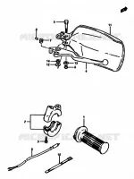 RIGHT SWITCH  for Suzuki DR 600 1986