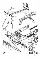 SWINGARM for Suzuki DR 600 1986