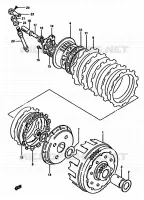CLUTCH for Suzuki DR 600 1988