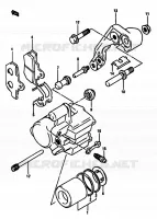 FR. CALIPERS for Suzuki DR 600 1988