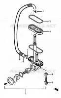 FUEL COCK for Suzuki DR 600 1988