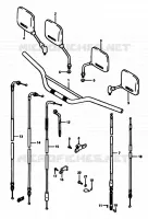 HANDELBAR   CONTROL CABLE for Suzuki DR 600 1988