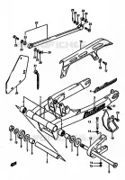 SWINGARM for Suzuki DR 600 1988