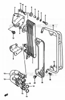 OIL COOLER for Suzuki DR 600 1989