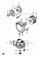 OIL PUMP for Suzuki DR 600 1989