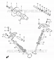CAMSHAFT   VALVES for Suzuki DR 650 1995