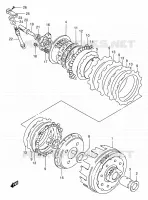 CLUTCH for Suzuki DR 650 1995