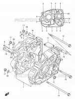 CRACKCASE COVER for Suzuki DR 650 1995