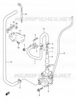 FUEL EVAP SYSTEM (E18) for Suzuki DR 650 1995