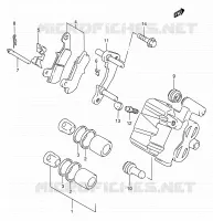 REAR CALIPER for Suzuki DR 650 1995
