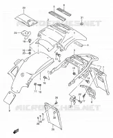 REAR FEDNER for Suzuki DR 650 1995