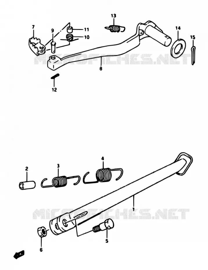 STAND Suzuki MOTO 650 DR 1990  DR650RS M/DR650RSU M
