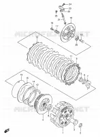CLUTCH for Suzuki DR 650 1997