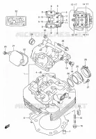 CYLINDER HEAD for Suzuki DR 650 1997