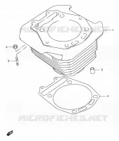 CYLINDER for Suzuki DR 650 1997