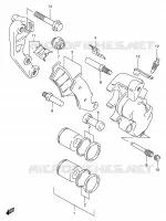 FRONT CALIPER for Suzuki DR 650 1997