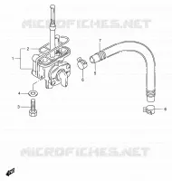 FUEL COCK for Suzuki DR 650 1997