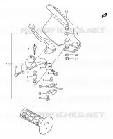 LEFT LEVER   HANDGRIP for Suzuki DR 650 1997