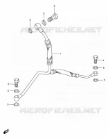OIL HOSE for Suzuki DR 650 1997