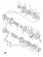 TRANSMISSION for Suzuki DR 650 1997