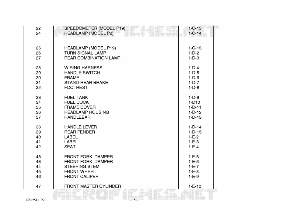 * CATALOG PREFACE * Suzuki MOTO 125 MARAUDER 2011  GZ125L1(P02)