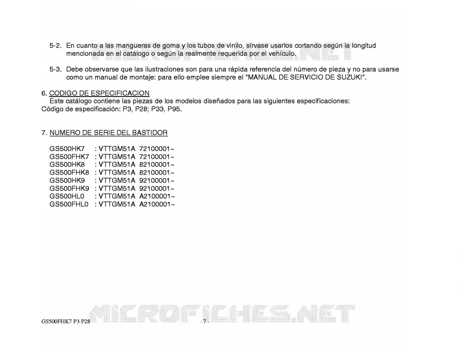 * CATALOG PREFACE * Suzuki MOTO 500 GS-F 2009  GS500FHK9(P3)