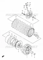 CLUTCH for Suzuki DR 650 2001