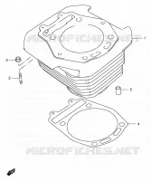 CYLINDER for Suzuki DR 650 2001