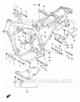 FRAME (MODELE K1) for Suzuki DR 650 2001