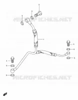 OIL HOSE for Suzuki DR 650 2001