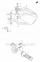 RIGHT LEVER for Suzuki DR 650 2001