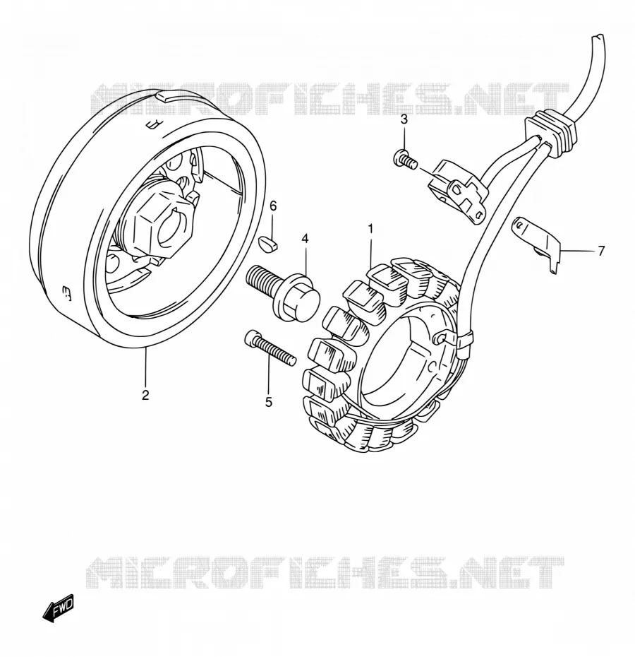 MAGNE TO Suzuki MOTO 650 DR 2004  DR650SEK4(E24)