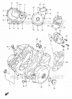 CRACKCASE COVER for Suzuki DR 650 2005