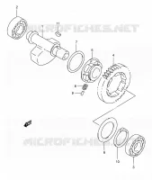 CRANK BALANCER for Suzuki DR 650 2005