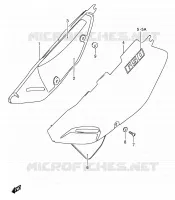FAIRING  (MODELE K3/K4/K5) for Suzuki DR 650 2005